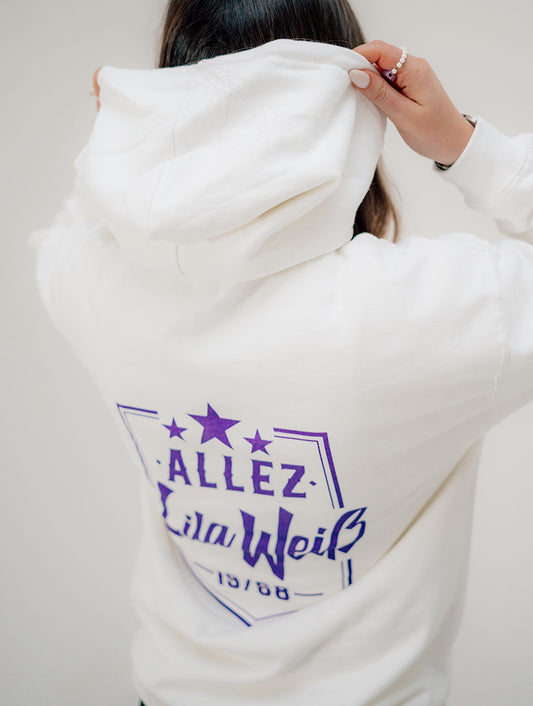 Allez Lila Weiß - Unisex Hoodie