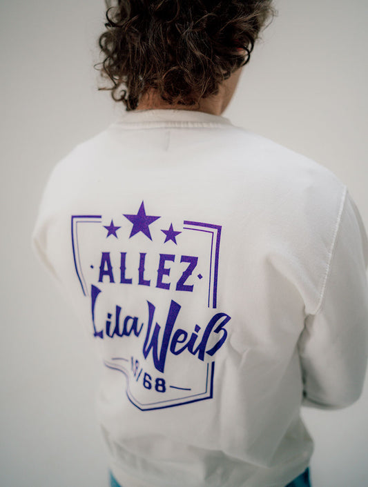 Allez Lila Weiß - Unisex Sweater