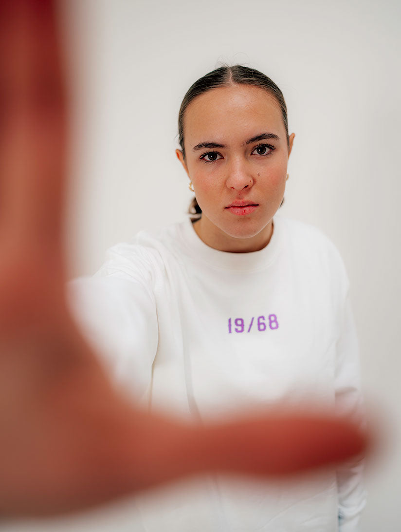 Allez Lila Weiß - Unisex Sweater