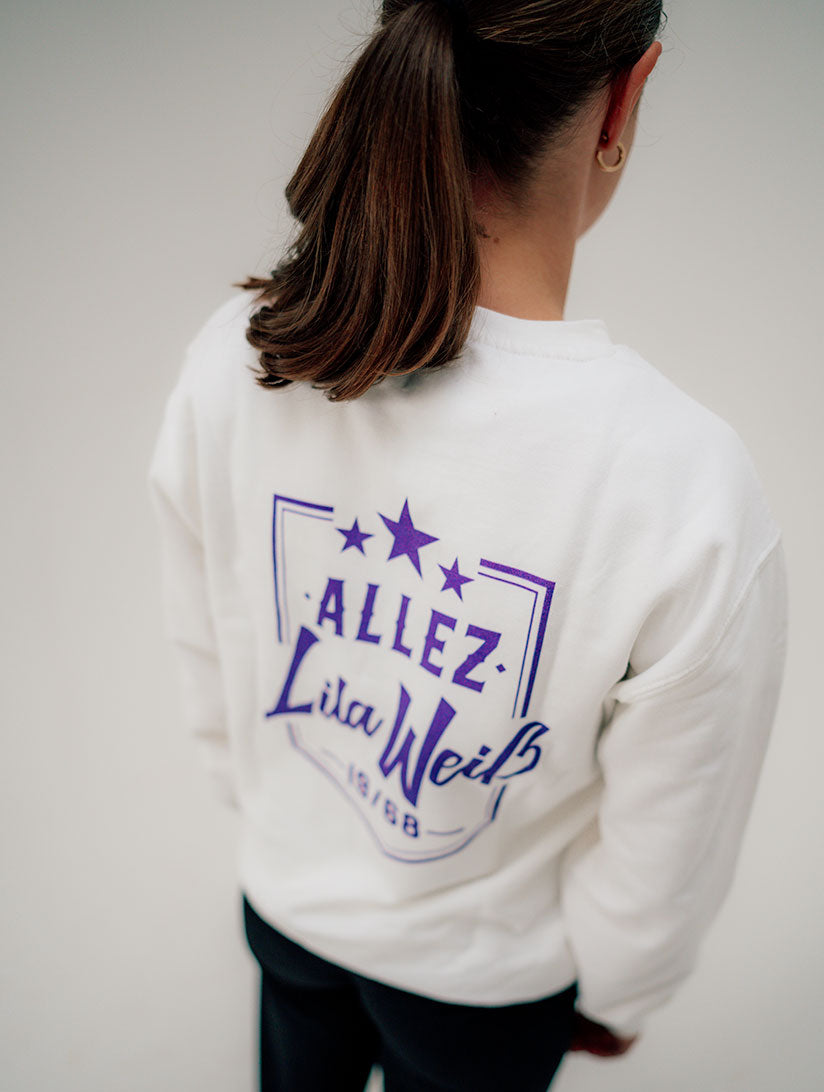 Allez Lila Weiß - Unisex Sweater