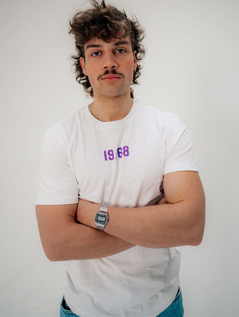 Allez Lila Weiß - Herren Shirt (Organic)