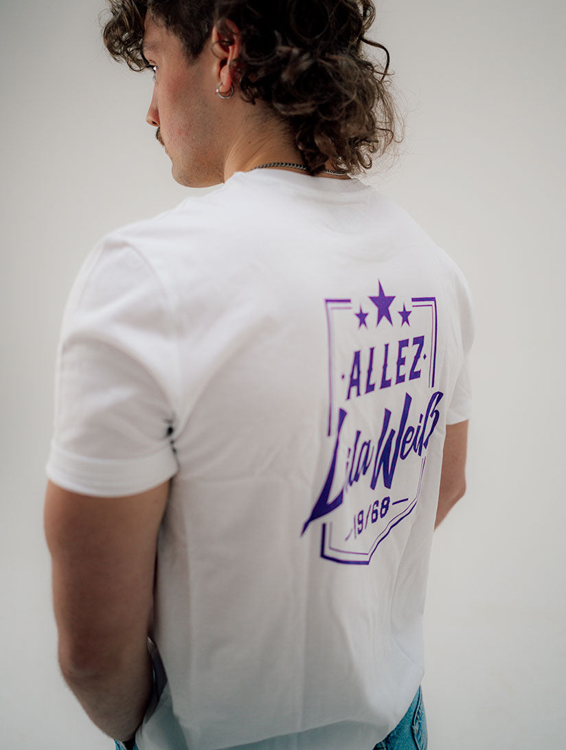 Allez Lila Weiß - Herren Shirt (Organic)